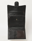 American Darling Adbgz842B Wallet Hand Tooled Hair-On Genuine Leather Women Bag Western Handbag Purse
