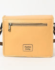 American Darling Adbgz847A Cross Body I Hand Tooled Hair-On Genuine Leather Women Bag Western Handbag Purse