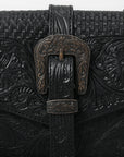 Hand Tooled Genuine Leather Briefcase For Women With Western Inspired Detailing Design