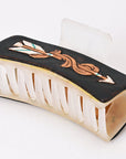 Handcrafted Genuine Leather Hair Band Clip Clasp With Western Embellishments For Girls
