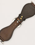 American Darling Beautifully Hand Tooled Painted Genuine Leather I watch Strap Men and Women Unisex
