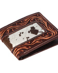 BAR H EQUINE Genuine Leather Rodeo - Bifold & Trifold Wallet For Men Women