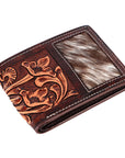 BAR H EQUINE Genuine Leather Rodeo - Bifold & Trifold Wallet For Men Women
