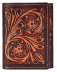 BAR H EQUINE Genuine Leather Rodeo - Bifold & Trifold Wallet For Men Women