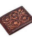 BAR H EQUINE Genuine Leather Rodeo - Bifold & Trifold Wallet For Men Women