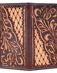 BAR H EQUINE Genuine Leather Rodeo - Bifold & Trifold Wallet For Men Women