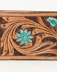 BAR H EQUINE Genuine Leather Rodeo - Bifold & Trifold Wallet For Men Women