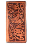 BAR H EQUINE Genuine Leather Rodeo - Bifold & Trifold Wallet For Men Women