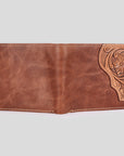 BAR H EQUINE Genuine Leather Rodeo - Bifold & Trifold Wallet For Men Women