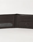 BAR H EQUINE Rodeo Floral Bifold & Trifold Wallet For Men Women HairOn Genuine Leather Tan