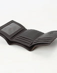 BAR H EQUINE Rodeo Floral Bifold & Trifold Wallet For Men Women HairOn Genuine Leather Brown