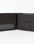 BAR H EQUINE Rodeo Floral Bifold & Trifold Wallet For Men Women HairOn Genuine Leather Brown