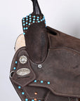 Western Flex Tree Saddle For Barrels And Trails Biothane Tack