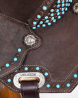 Western Flex Tree Saddle For Barrels And Trails Biothane Tack