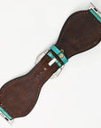 American Darling Floral Hand Tooled I watch Men Women Genuine Leather Strap