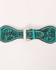 American Darling Beautifully Hand Tooled Painted Genuine Leather I watch Strap Men and Women Unisex