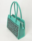 American Darling Hand Tooled Genuine Leather Women Bag Western Handbag Purse