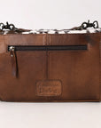 American Darling Adbg1489 Envelope Hair-On Genuine Leather Women Bag Western Handbag Purse