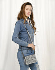 American Darling Small Crossbody Hand Tooled Genuine Leather Women Bag Western Handbag Purse