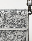 American Darling Small Crossbody Hand Tooled Genuine Leather Women Bag Western Handbag Purse