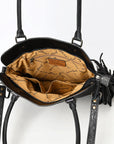 American Darling Adbg1501 Tote Hand Tooled Genuine Leather Women Bag Western Handbag Purse