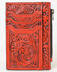 American Darling Card-Holder Hand Tooled Genuine Leather Women Bag Western Handbag Purse