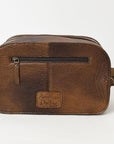 American Darling Adbg1509A Toiletry Hand Tooled Genuine Leather Women Bag Western Handbag Purse