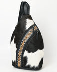 American Darling Adbg1514 Sling Hand Tooled Hair-On Genuine Leather Women Bag Western Handbag Purse