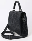 Hand Tooled Genuine Leather women bag western handbag purse