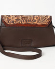 American Darling Adbga569 Cross Body I Hand Tooled Hair-On Genuine Leather Women Bag Western Handbag Purse