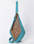 American Darling Sling Beautifully Hand Tooled Genuine Leather women bag western handbag purse