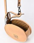 American Darling Canteen Hand Tooled Genuine Leather women bag western handbag purse