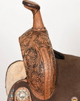 Flex Tree Western Saddle For Trail Riding And Endurance Leatherbound Comfort Design