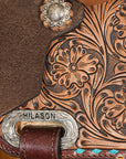 Flex Tree Western Saddle For Trail Riding And Endurance Leatherbound Comfort Design