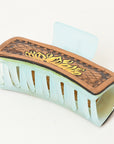 ADHC138 Beautifully Hand Tooled Women Ladies Hair Band Clip Clutcher