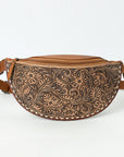 American Darling Fanny Pack Beautifully Hand Tooled Genuine Leather women bag western handbag purse
