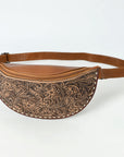 American Darling Fanny Pack Beautifully Hand Tooled Genuine Leather women bag western handbag purse