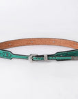 American Darling Hand tooled Hatband Genuine American Leather Western Adjustable Unisex