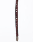 American Darling Hand tooled Hatband Genuine American Leather Western Adjustable Unisex
