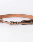 American Darling Hand tooled Hatband Genuine American Leather Western Adjustable Unisex