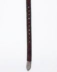American Darling Hand tooled Hatband Genuine American Leather Western Adjustable Unisex