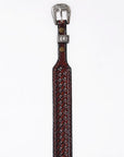 American Darling Hand tooled Hatband Genuine American Leather Western Adjustable Unisex