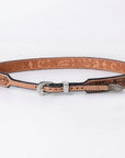 American Darling Hand tooled Hatband Genuine American Leather Western Adjustable Unisex