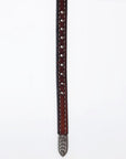 American Darling Hand tooled Hatband Genuine American Leather Western Adjustable Unisex