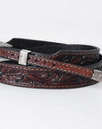 American Darling Hand tooled Hatband Genuine American Leather Western Adjustable Unisex