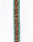 American Darling Hand tooled Hatband Genuine American Leather Western Adjustable Unisex