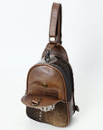 American Darling ADBG1538 Sling Crocodile embossed Genuine Leather women bag western handbag purse