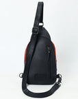American Darling ADBG1538 Sling Crocodile embossed Genuine Leather women bag western handbag purse