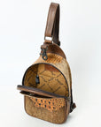 American Darling ADBG1538 Sling Crocodile embossed Genuine Leather women bag western handbag purse