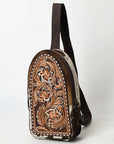 ADBGA593C Sling Hand Tooled Genuine Leather Women Bag Western Handbag Purse